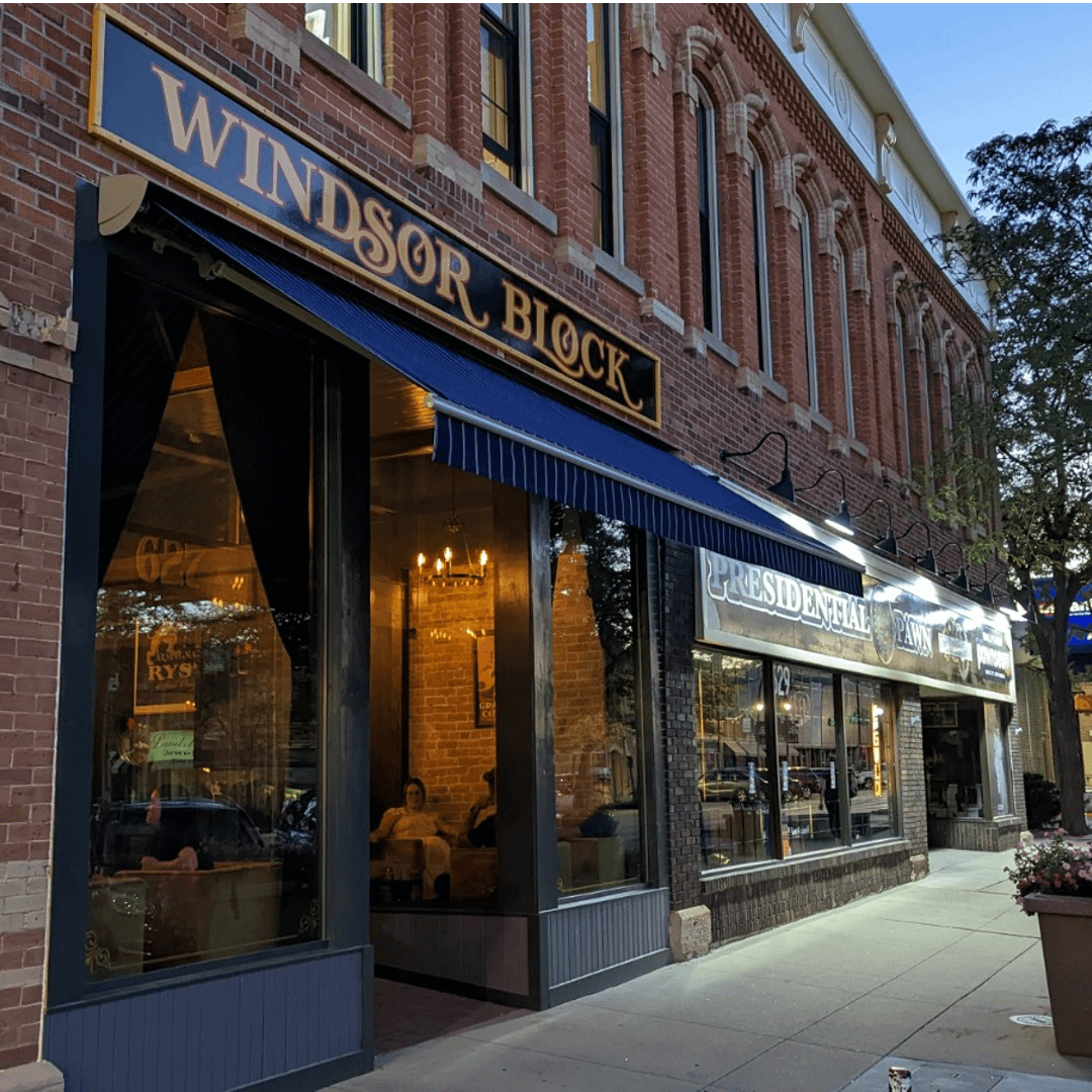 Front of Windsor Block Bar